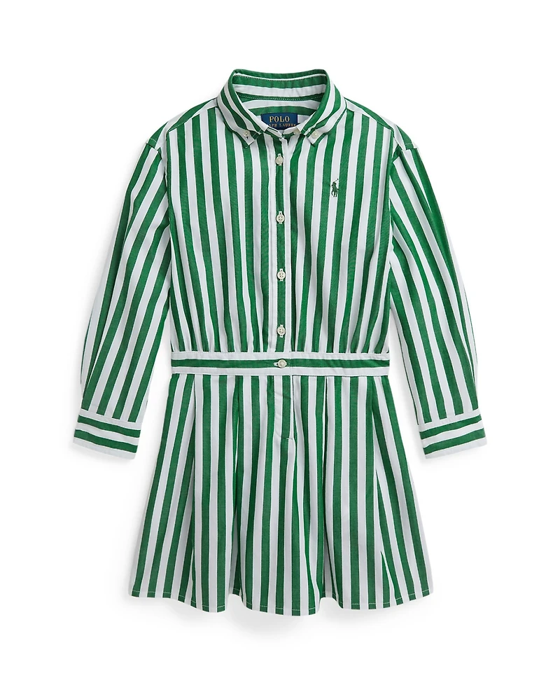 Polo Ralph Lauren Girls 2T-6X Long Sleeve Shirtdress