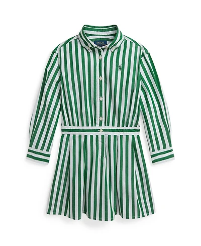 Polo Ralph Lauren Girls 2T-6X Long Sleeve Shirtdress