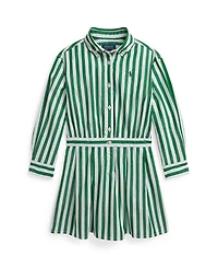 Polo Ralph Lauren Girls 2T-6X Long Sleeve Shirtdress