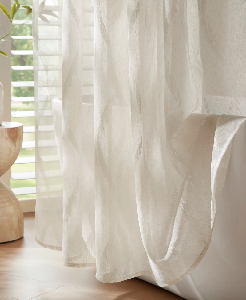 Madison Park Candice Sheer Shower Curtain