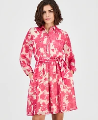 Nautical Jeans Women's Festival Floral Shirtdress