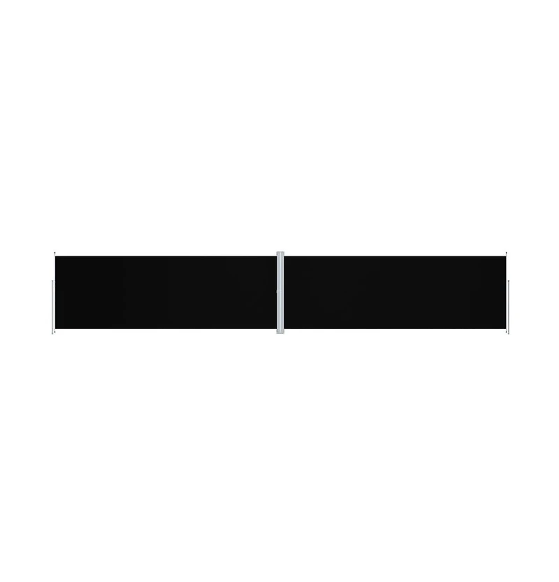 Side Awning Black 100% polyester with Pu coating, steel, aluminum