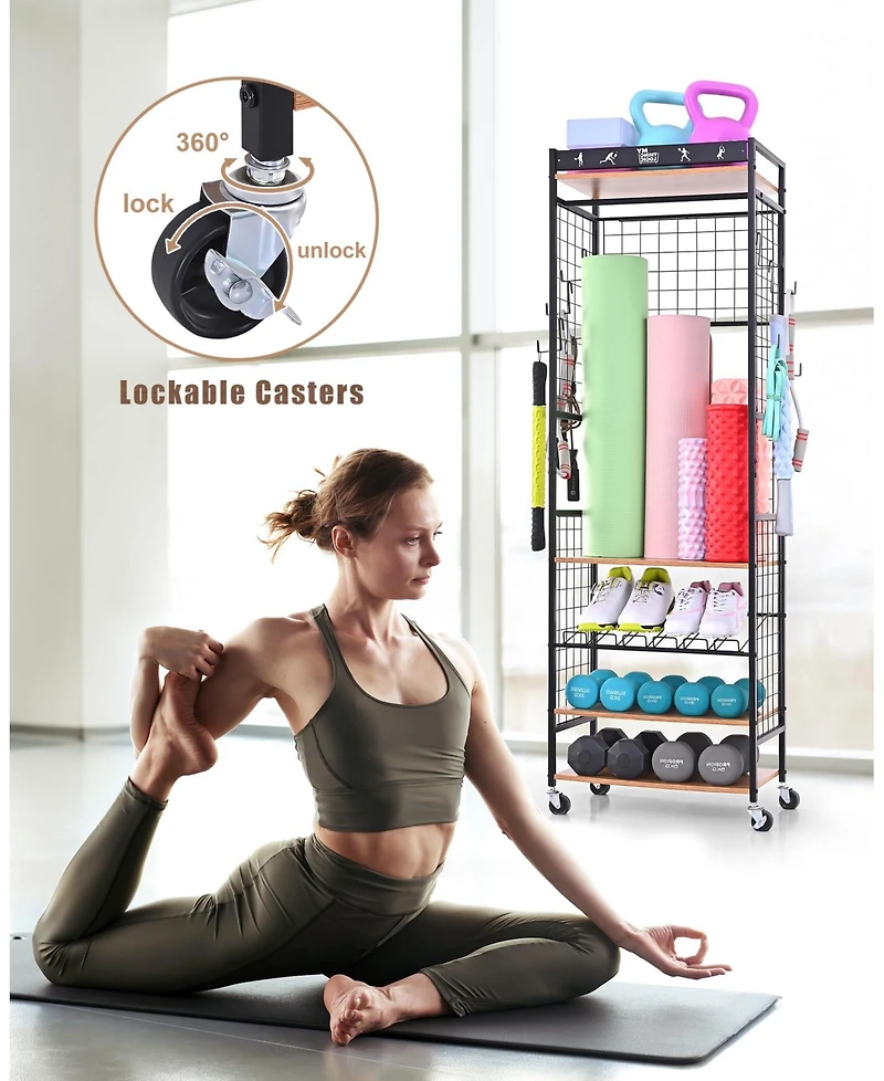 Weight Rack for Dumbbells & Kettlebells