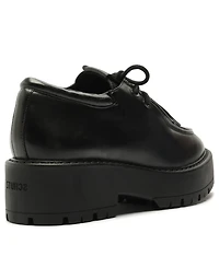 Schutz Women's Cia Oxford Lug Round Toe Loafers
