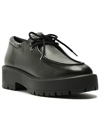 Schutz Women's Cia Oxford Lug Round Toe Loafers