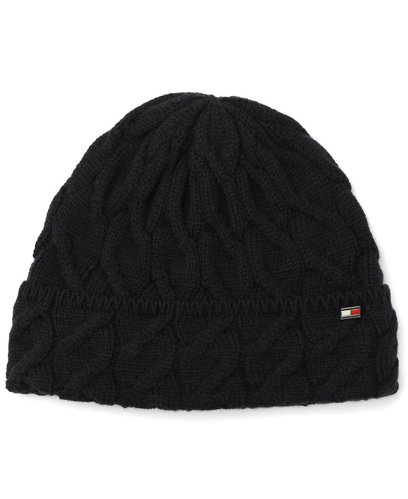 Tommy Hilfiger Men's Wide Cable Cuff Hat