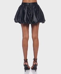 Alex & Sophia Women's A-Line Mini Bubble Skirt