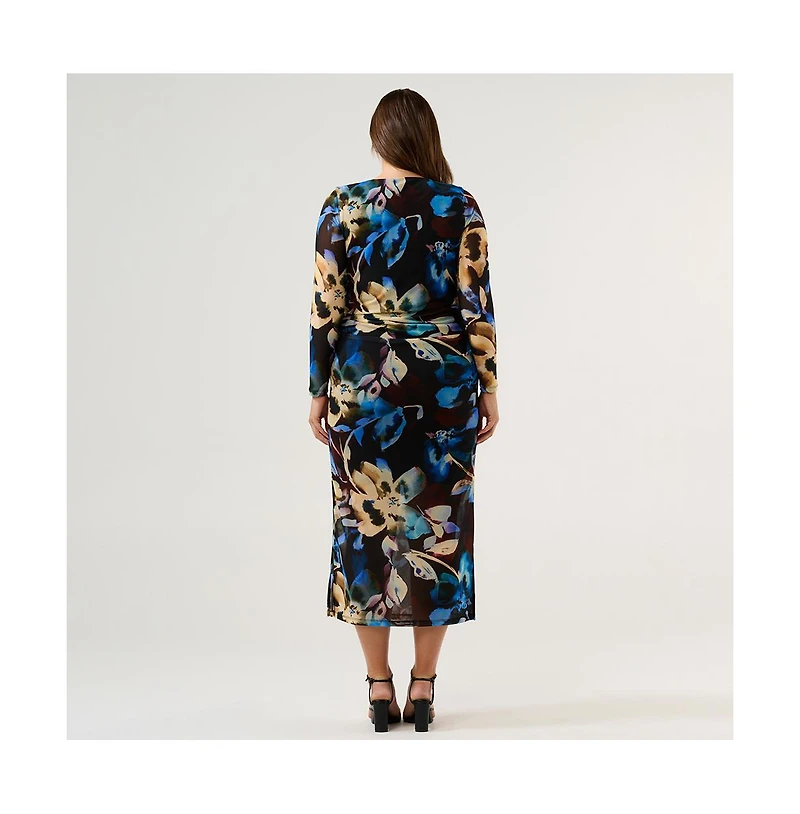 Estelle Cleo Mesh Midi Dress