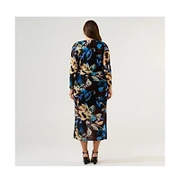 Estelle Cleo Mesh Midi Dress