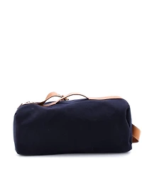 Pre-Owned Hermes Odyssee Terre Duffle Bag Canvas with Leather