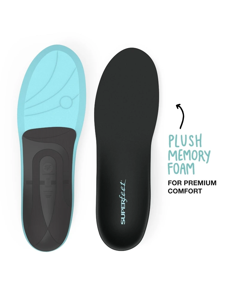 Superfeet Men's Unisex Everyday Comfort Insoles, Slate, W: 10.5-12, M: 9.5-11 M Us