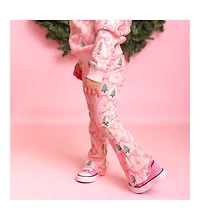 Sweet Wink Toddler Girls Nutcracker Trellis Christmas Flare Legging