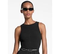 Michael Kors Women's High Low Smock Maxi Dress