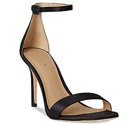 Lauren Ralph Women's Allie Pave-Buckle Satin Sandals