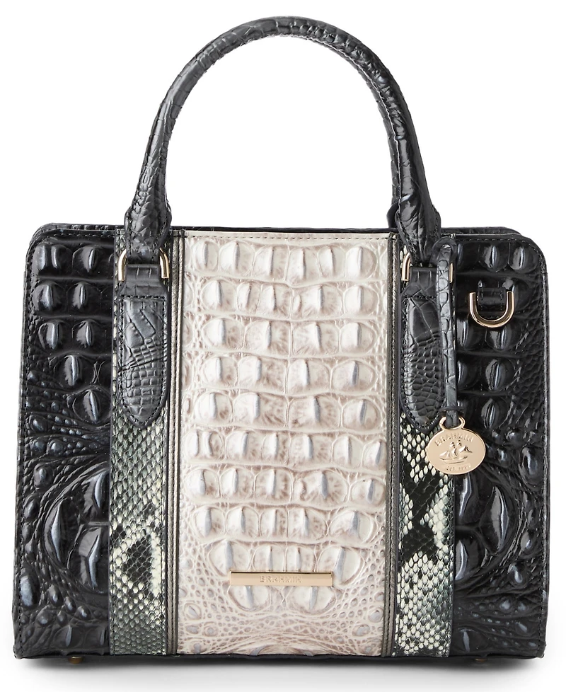 Brahmin Cami Nottingham Square Shaped Small Satchel Bag