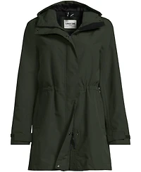 Lands' End Plus Squall Hooded Waterproof Raincoat