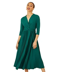 Yumi Jersey Knot Waist Midi Dress