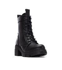 Women's Block Heel Combat Booties Refresh Collection By Xti