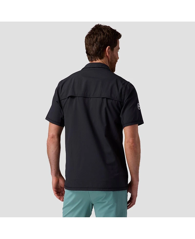 Backcountry Men's Tahoe Woven Short-Sleeve Snap-Up Shirt Performance Shirts Short Sleeve