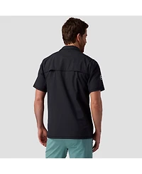 Backcountry Men's Tahoe Woven Short-Sleeve Snap-Up Shirt Performance Shirts Short Sleeve