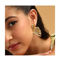 Sohi Women's The Fan Drop Earrings