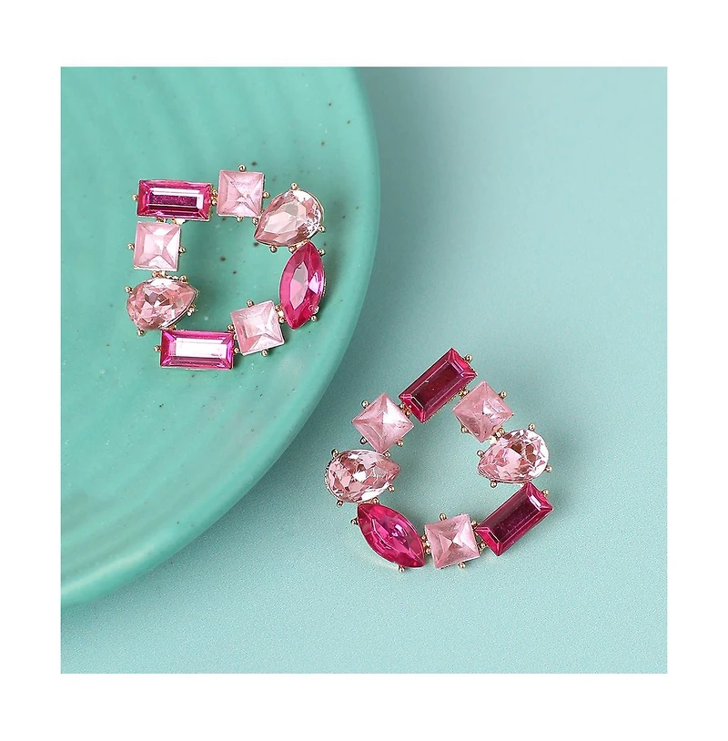 Sohi Crystal Stud Earrings