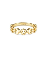 Devata Cable Link Ring in Gold Plated Sterling Silver