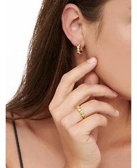 Devata Sweet Heart Ring in Gold Plated Sterling Silver