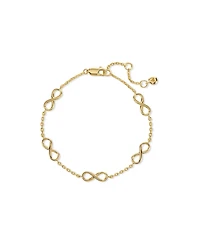 Devata Infinity Chain Bracelet in Gold Plated Sterling Silver