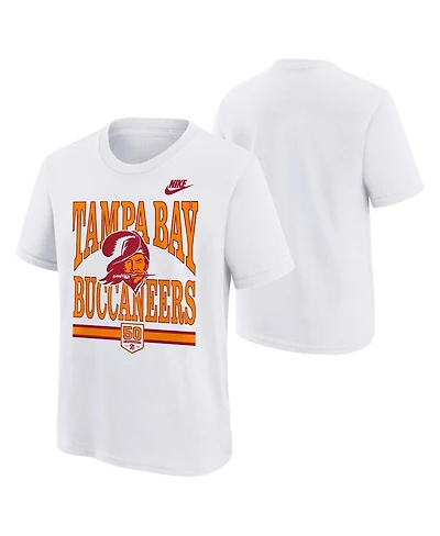 Outerstuff Preschool White Tampa Bay Buccaneers 50th Anniversary T-Shirt