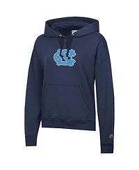 Champion Women's Navy North Carolina Tar Heels Powerblend Fleece Hoodie