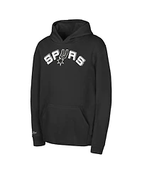 Mitchell & Ness Toddler Black San Antonio Spurs Retro Logo Pullover Hoodie
