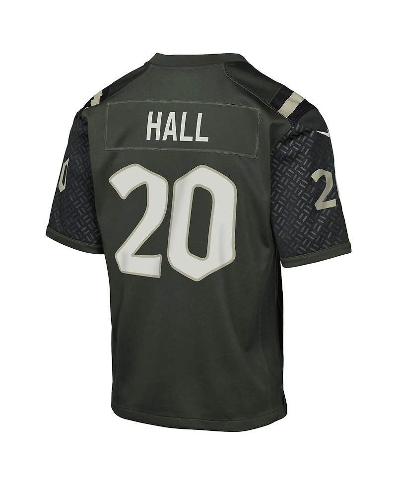 Nike Big Boys and Girls Breece Hall Gotham Green New York Jets 2025 Rivalries Collection Game Jersey