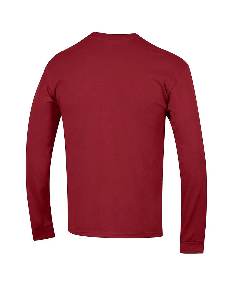 Champion Men's Cardinal Usc Trojans Arch Over Logo 2-Hit Long Sleeve T-Shirt