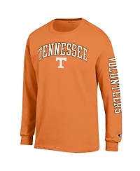Champion Men's Tennessee Orange Volunteers Arch Over Logo 2-Hit Long Sleeve T-Shirt