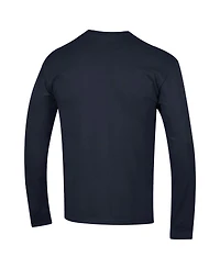 Champion Men's Navy Georgia Tech Yellow Jackets Arch Over Logo 2-Hit Long Sleeve T-Shirt
