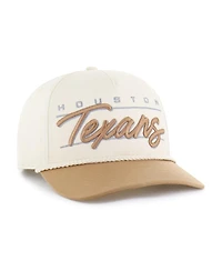 '47 Brand Men's Natural/Brown Houston Texans Condor Two-Tone Hitch Adjustable Hat