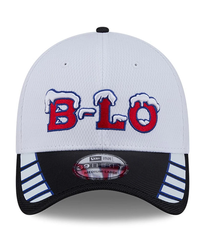 New Era Men's White Buffalo Bills 2025 Rivalries Collection Fan Pack 39THIRTY Flex Hat