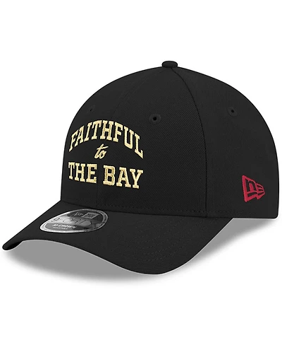 New Era Men's Black San Francisco 49ers 2025 Rivalries Collection Team 9FORTY M-Crown Adjustable Hat