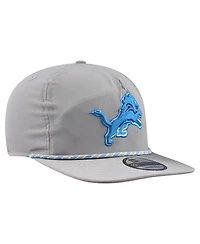 New Era Men's Silver Detroit Lions Rope 19TWENTY Hat
