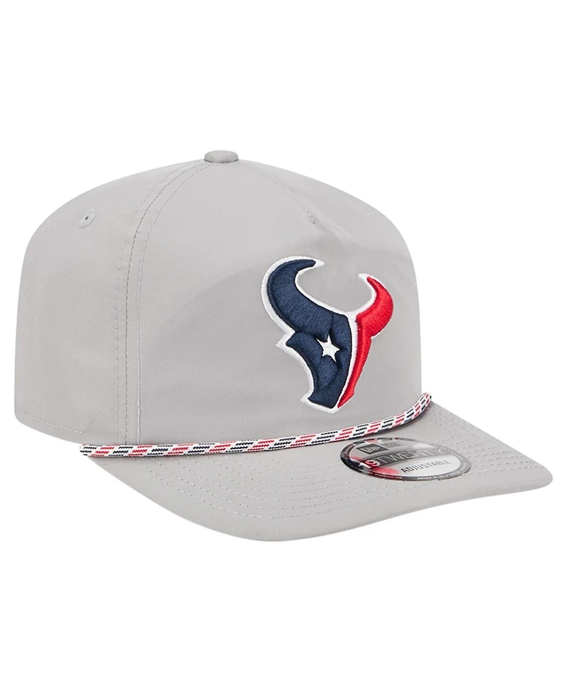 New Era Men's Gray Houston Texans Rope 19TWENTY Hat