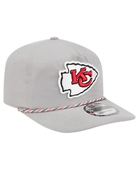 New Era Men's Gray Kansas City Chiefs Rope 19TWENTY Hat