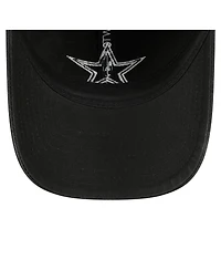 New Era Men's Black Dallas Cowboys Stamp 9TWENTY Adjustable Hat