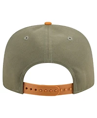 New Era Men's Olive/Brown Dallas Cowboys Two-Tone A-Frame 9FIFTY Snapback Hat
