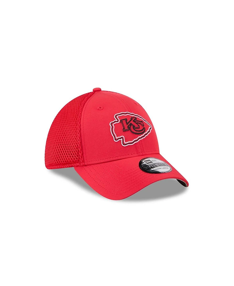 New Era Men's Red Kansas City Chiefs Outline 39THIRTY Flex Hat