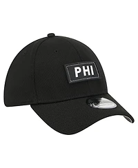 New Era Men's Black Philadelphia Eagles Scoreboard 39THIRTY Flex Hat