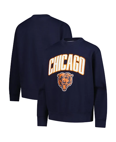 Outerstuff Big Boys and Girls Navy Chicago Bears Place Kicker Sweatshirt