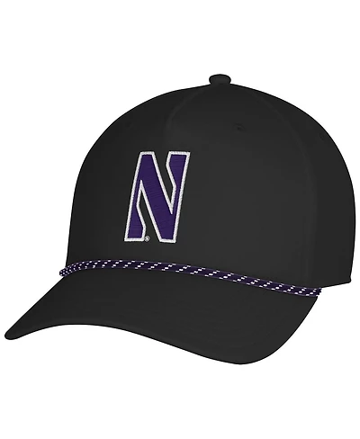 Under Armour Men's Black Northwestern Wildcats Sideline Drive Rope Adjustable Hat