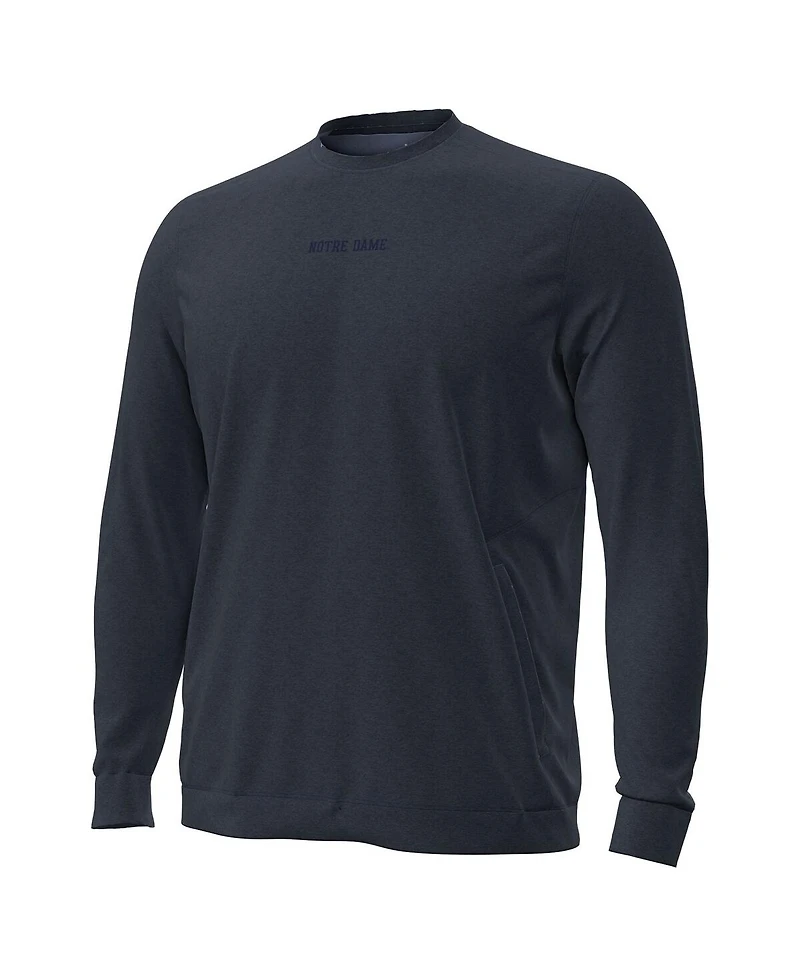 Under Armour Men's Navy Notre Dame Fighting Irish Sideline Meridian Cold Weather Sweatshirt