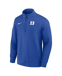 Nike Men's Royal Duke Blue Devils 2025 Coaches Premium Dri-fit Half-Zip Pullover Hoodie